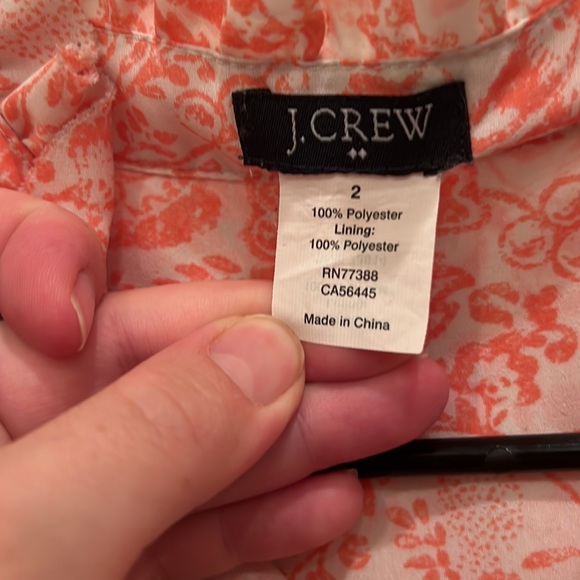 Pink Paisley, JCrew, sleeveless blouse, size 2 - Picture 3 of 5